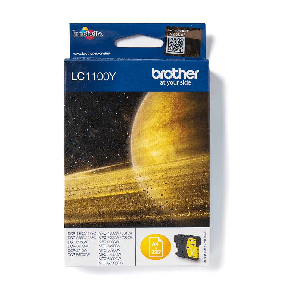 [LC1100Y] ORIGINAL Brother Cartuccia d'inchiostro giallo LC1100Y LC-1100 ~325 Seiten