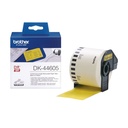 ORIGINAL Brother Etichette Nero su giallo DK-44605