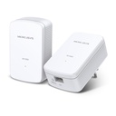 Mercusys MP500 KIT adattatore di rete PowerLine 1000 Mbit/s Collegamento ethernet LAN Bianco 2 pz
