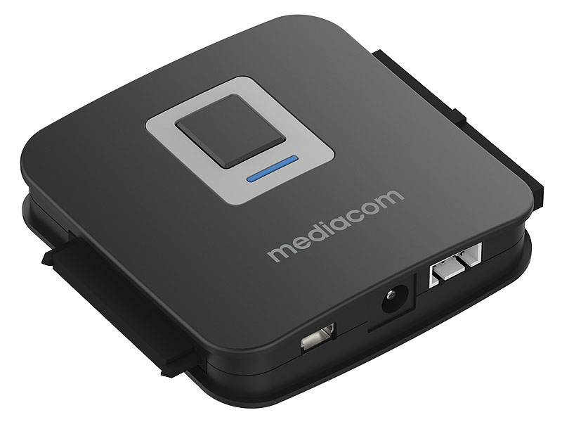 [MD-S403] Mediacom MD-S403 contenitore di unità di archiviazione Custodia per Disco Rigido (HDD) Nero 2.5/3.5"