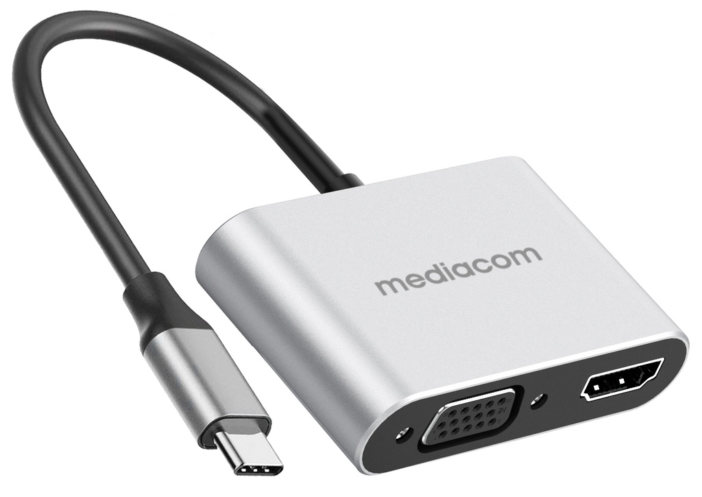 [MD-C308] Mediacom MD-C308 adattatore grafico USB Argento