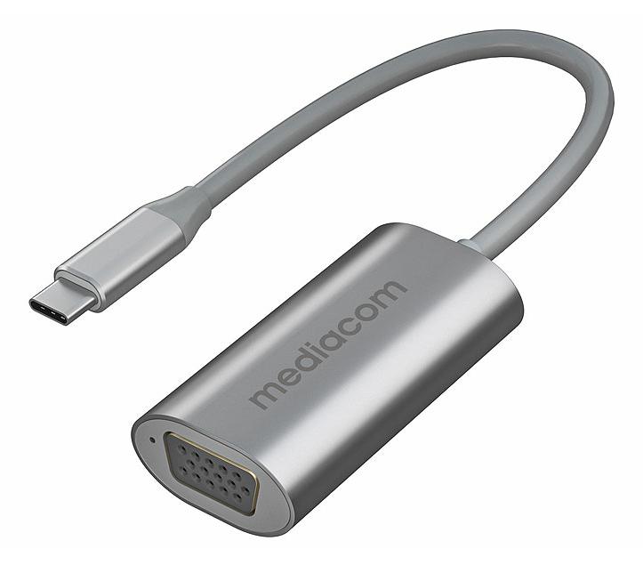 [MD-C307] Mediacom MD-C307 hub di interfaccia USB tipo-C Alluminio