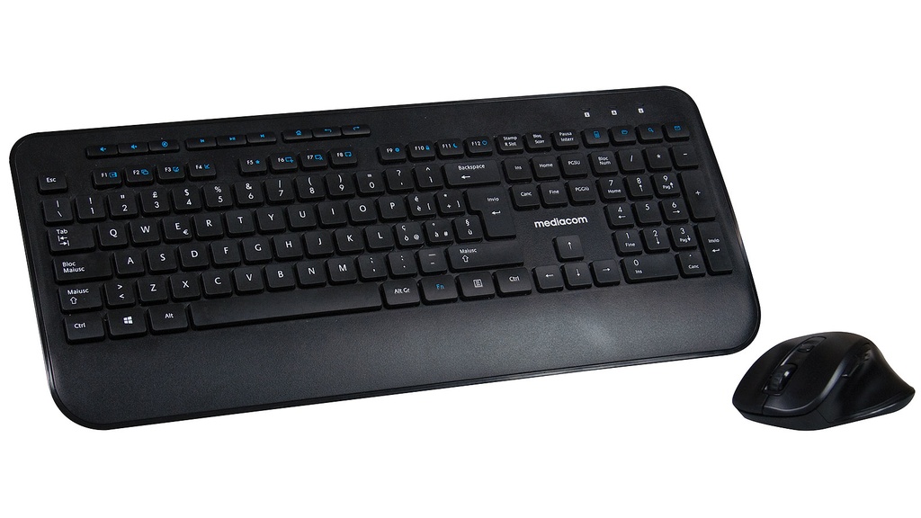 [M-MCK990] Mediacom NX990 tastiera Mouse incluso Universale RF Wireless QWERTY Italiano Nero