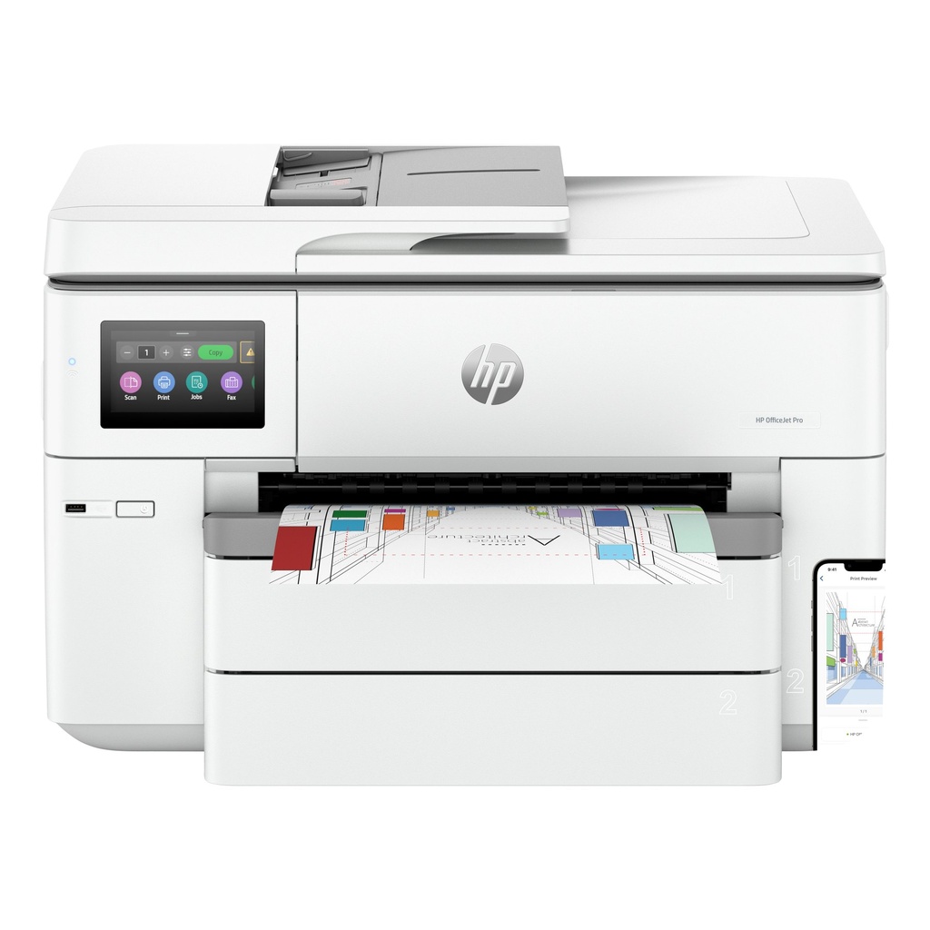 [537P6B] HP OfficeJet Pro 9730e Wireless All-in-One Colore Stampante, Instant Ink; Stampa fronte/retro
