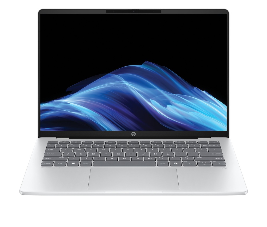 [D3ZJ6EA#ABZ] HP OmniBook 5 14-he0006nl Next Gen AI Copilot+ PC Snapdragon X1-26-100 Computer portatile 35,6 cm (14") 2K 16 GB LPDDR5x-SDRAM 512 GB SSD Wi-Fi 6E (802.11ax) Windows 11 Home Argento