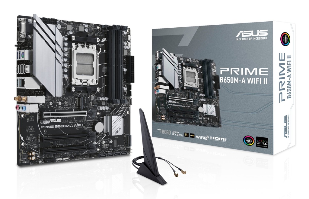 [90MB1EG0-M0EAY0] ASUS PRIME B650M-A WIFI II AMD B650 Socket AM5 micro ATX
