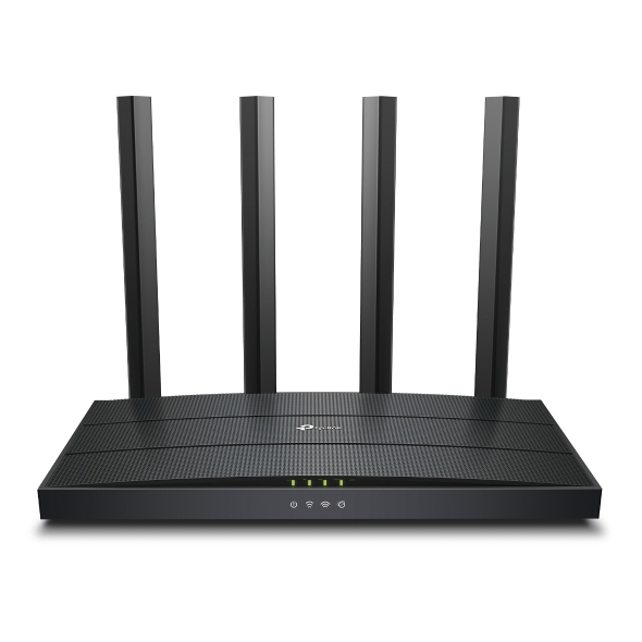 [ARCHER AX12] TP LINK Router Wi Fi 6 AX1500 300 Mbps at 2.4 GHz + 1201Mbps at 5 GHz 4× Antennas 1GHz Dual Core CPU 1× Gigabit WAN Port