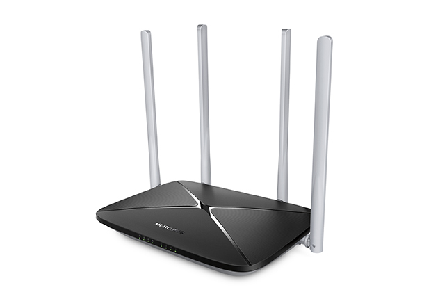 [AC12] Mercusys AC12 router wireless Fast Ethernet Dual-band (2.4 GHz/5 GHz) Nero
