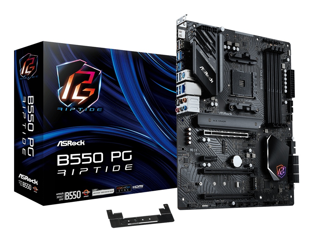 Scheda Madre AMD Asrock B550 PG Riptide AM4 ATX