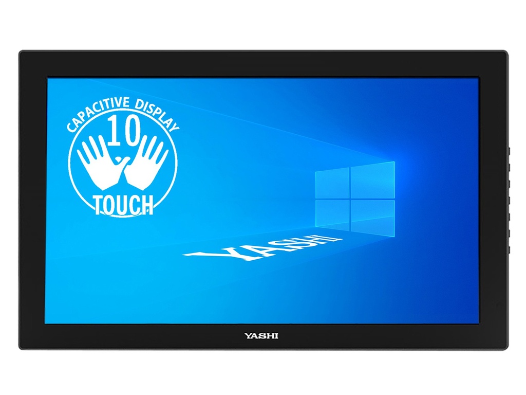[YZ2410] YASHI YZ2410 Monitor PC 59,9 cm (23.6") 1920 x 1080 Pixel Full HD LED Touch screen Nero