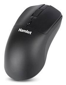 [XMICEBTW-RB] Hamlet XMICEBTW-RB mouse Casa Ambidestro RF senza fili + Bluetooth Ottico 1600 DPI