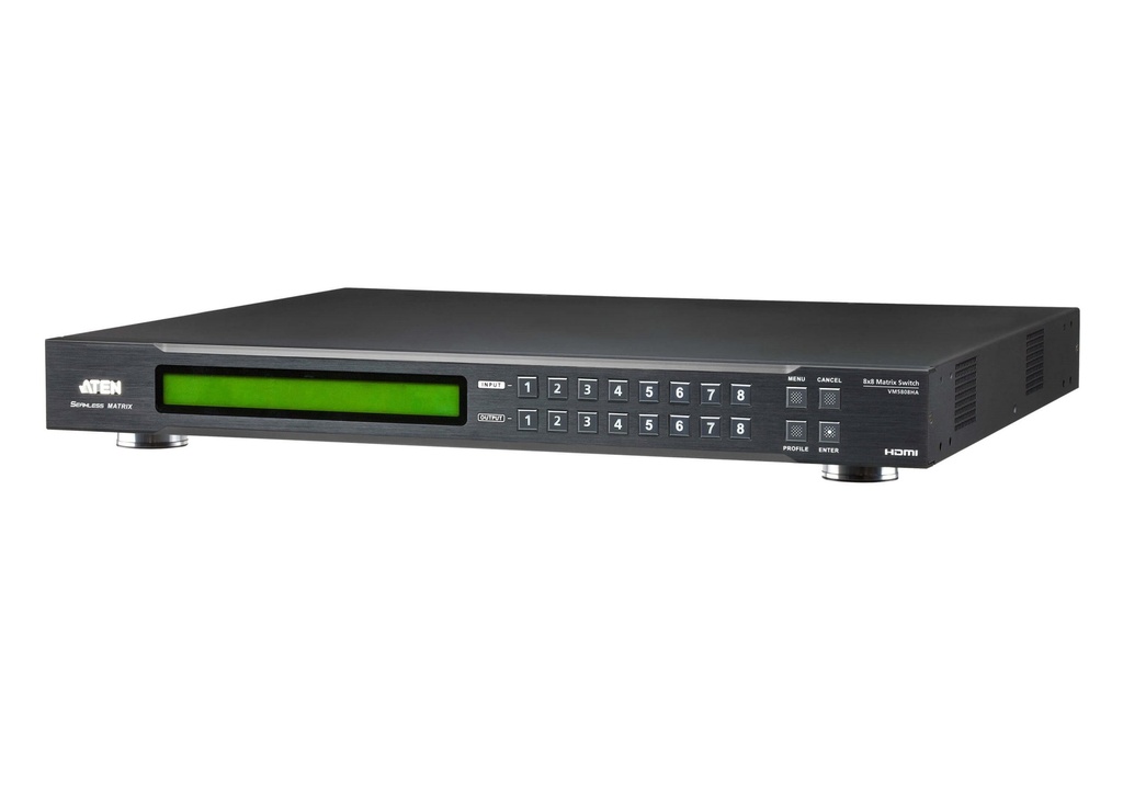 [VM5808HA-AT-G] ATEN 8 x 8 HDMI Matrix Switch with Commutatore a matrice AV 58,1 W