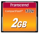 Transcend TS2GCF133 memoria flash 2 GB CompactFlash MLC