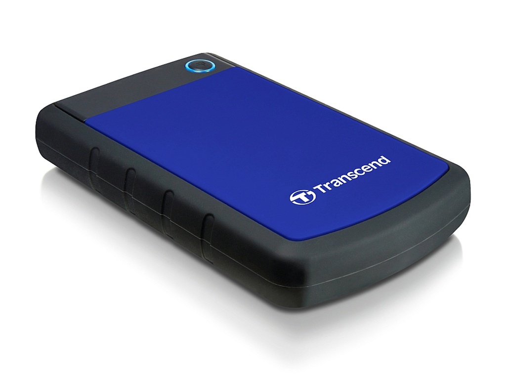[TS2TSJ25H3B] Transcend 2TB StoreJet 25H3 disco rigido esterno 2.5" Micro-USB B 3.2 Gen 1 (3.1 Gen 1) Nero, Blu