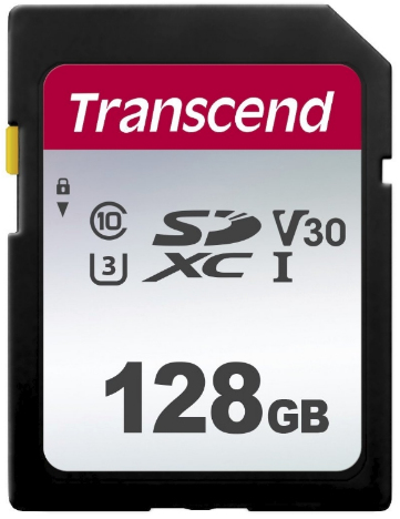 [TS128GSDC300S] Transcend 128GB, UHS-I, SD SDXC NAND Classe 10