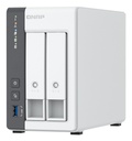 QNAP TS-216G server NAS e di archiviazione Tower Cortex-A Cortex-A55 4 GB 0 TB Bianco
