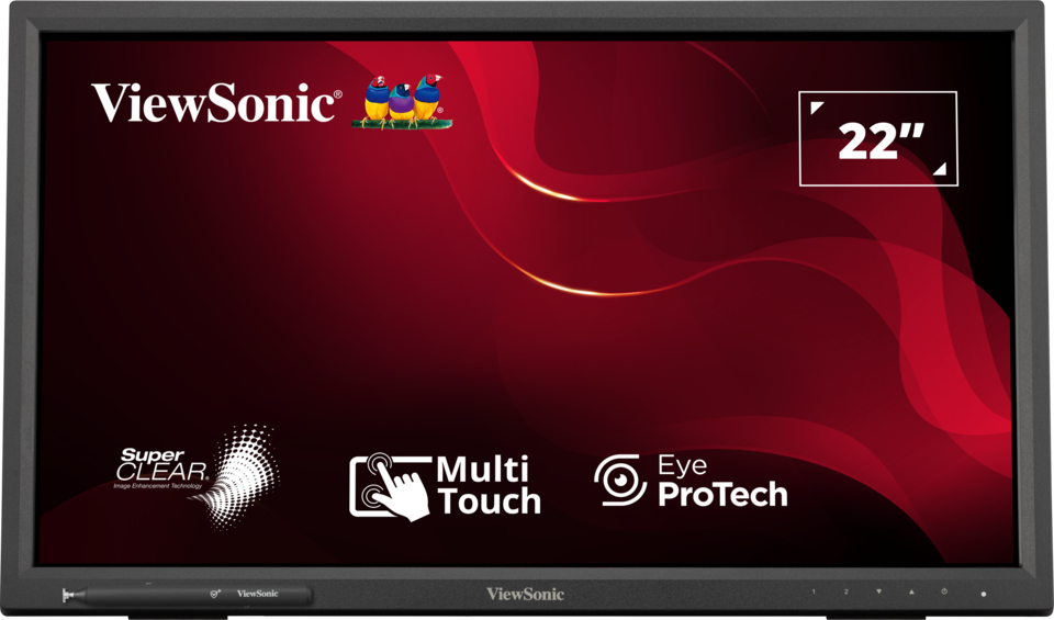 [TD2223] Viewsonic TD2223-2 computer monitor 55.9 cm (22") 1920 x 1080 pixels Full HD LCD Touchscreen Black