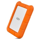 LaCie Rugged USB-C disco rigido esterno 2 TB 2.5" USB tipo-C 3.2 Gen 1 (3.1 Gen 1) Arancione, Argento