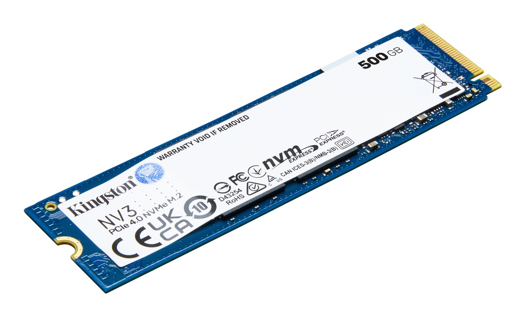 SSD Kingston NV3 500GB Kingston SNV3S/500G M.2 PCIe 4.0 NVMe
