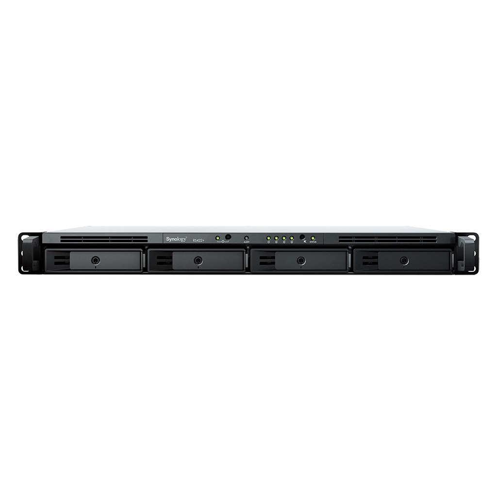 [RS422+] Synology RackStation RS422+ server NAS e di archiviazione Rack (1U) Ryzen Embedded R1600 2 GB DDR4 DSM Nero