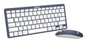 Pantone PT-KB09N tastiera Mouse incluso Casa RF Wireless QWERTY Italiano Blu marino
