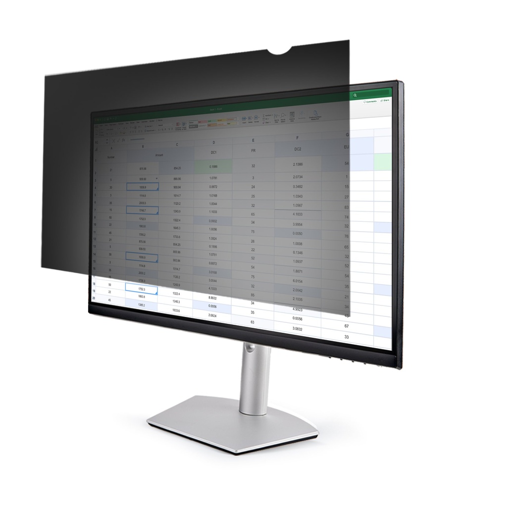 StarTech.com Filtro privacy per monitor da 21.5" - Filtro di sicurezza per schermo del computer - Pellicola protettiva per la riduzione della luce blu - 16:9 Widescreen - Opaco/lucido - +/-30 gradi