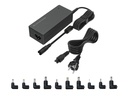Conceptronic OZUL08B10 90W Universal Laptop Charger, 10 Charging Tips incl.