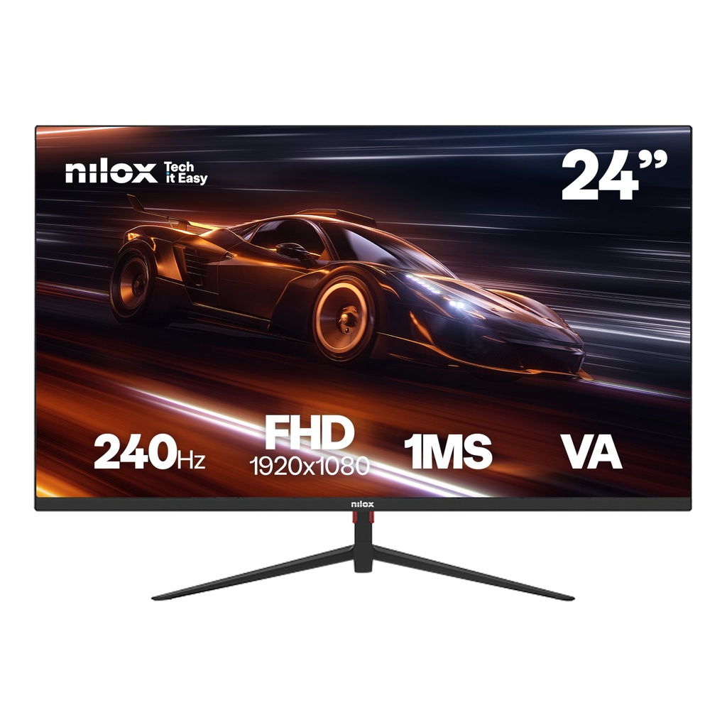 [NXM24FHD2401] Nilox MONITOR 24 GAMING FHD 240HZ Monitor PC 61 cm (24") 1920 x 1080 Pixel Full HD LCD Nero