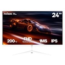 Nilox MONITOR 24 IPS 200HZ 1MS HDMI Y DP computer monitor 60.5 cm (23.8") 1920 x 1080 pixels Full HD LCD White