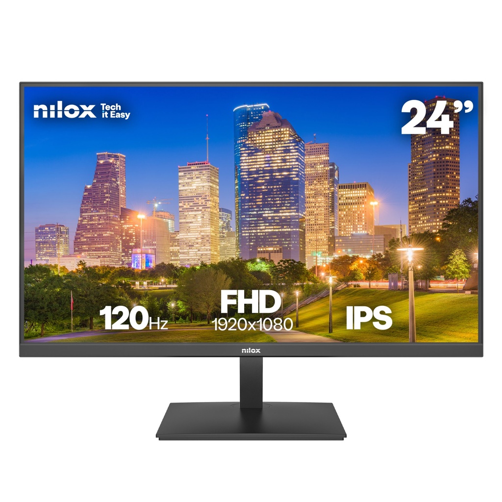 [NXM24FHD1204] Nilox MONITOR 24 IPS 120 HZ HDMI Y DP Monitor PC 61 cm (24") 1920 x 1080 Pixel Full HD Nero