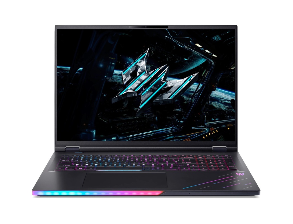 [NH.QVYET.001] Acer Predator PH18-73-91LK Intel Core Ultra 9 275HX Computer portatile 45,7 cm (18") WQXGA 32 GB DDR5-SDRAM 2 TB SSD NVIDIA GeForce RTX 5080 Wi-Fi 7 (802.11be) Windows 11 Home Italiano Nero