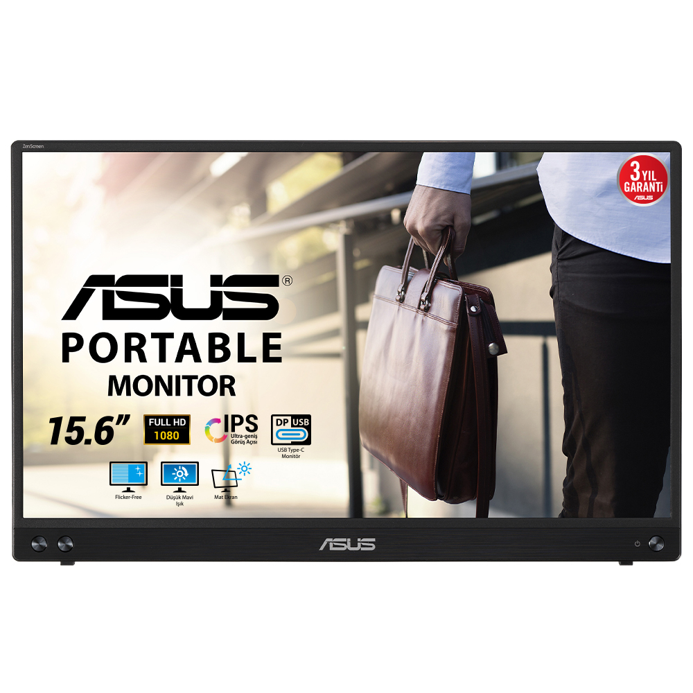 [90LM0381-B01370] ASUS MB16ACV computer monitor 39.6 cm (15.6") 1920 x 1080 pixels Full HD LED Black