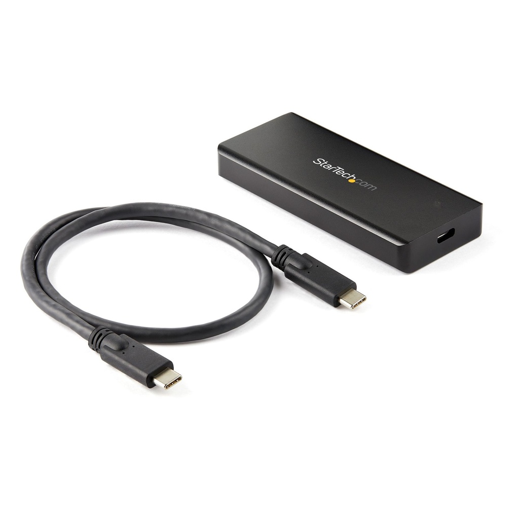 [M2E1BRU31C] StarTech.com Enclosure SSD PCIe M.2 NVMe USB-C 10 Gbps - Custodia esterna robusta in alluminio M.2 PCIe M-Key Classificazione IP67 - Lettura / scrittura 1 GB / s - Supporta 2230/2242/2260/2280 - Compatibile TB3 - Mac/PC