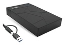 Hamlet HXD3U6G-AC contenitore di unità di archiviazione Custodia per Disco Rigido (HDD) Nero 3.5"