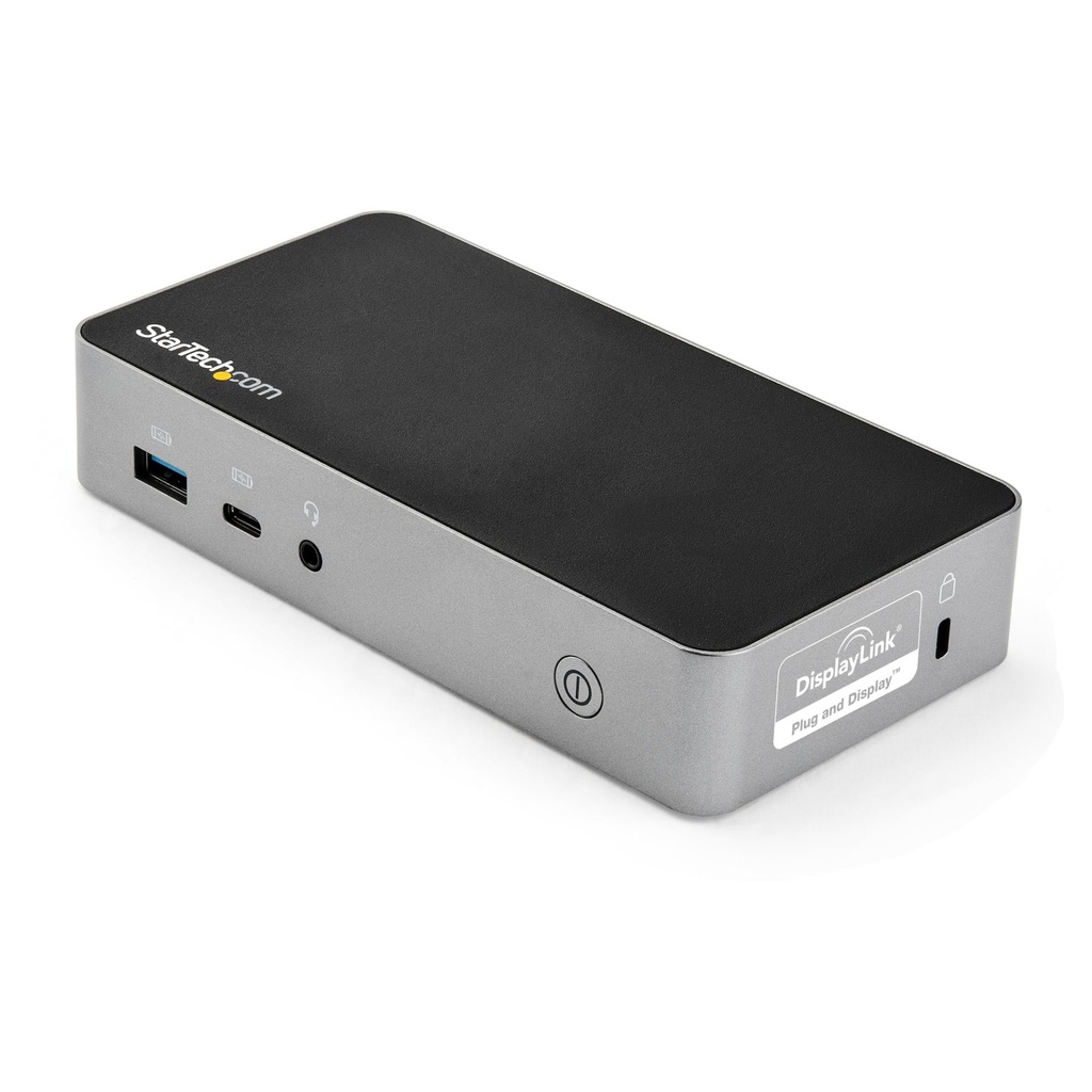 [DK30CHHPDEU] StarTech.com USB-C Dock - Docking Station per laptop Doppio Monitor HDMI 1080p - Power Delivery 65W - 1x USB-C, 3x USB-A, Ethernet - Doppio display video USB 3.1 Gen 1 Type-C Dock - Mac e Windows