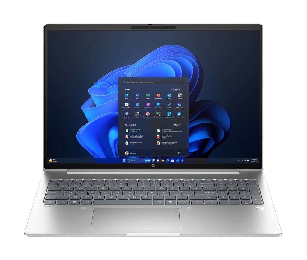 [CK1N9ET#ABZ] HP ProBook 4 G1i AI PC Intel Core Ultra 7 255H Computer portatile 40,6 cm (16") WUXGA 16 GB DDR5-SDRAM 512 GB SSD NVIDIA GeForce RTX 3050 Wi-Fi 6E (802.11ax) Windows 11 Pro Argento