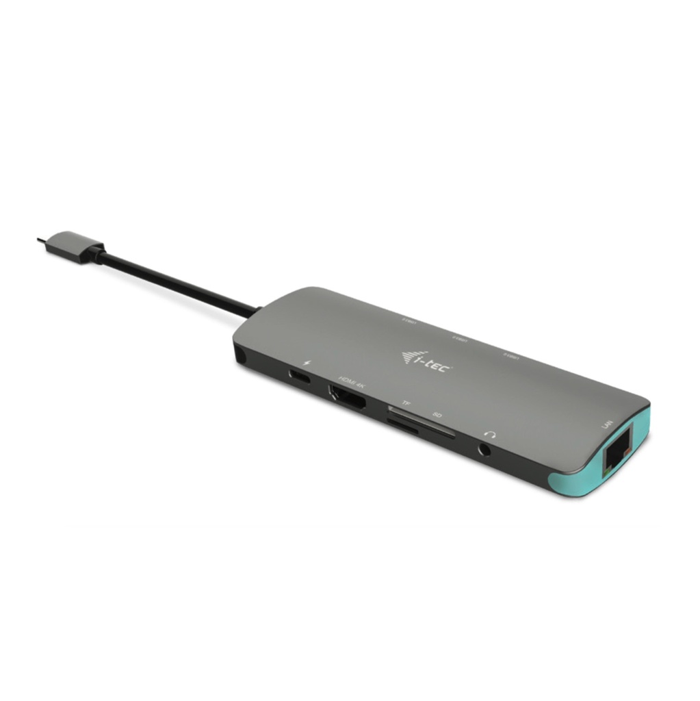 [C31NANODOCKLANPD] i-tec Metal USB-C Nano Docking Station di metallo con 4K HDMI LAN + Power Delivery 100 W