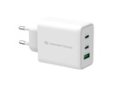 Conceptronic ALTHEA12W Caricabatterie per dispositivi mobili Universale Bianco AC Ricarica rapida Interno