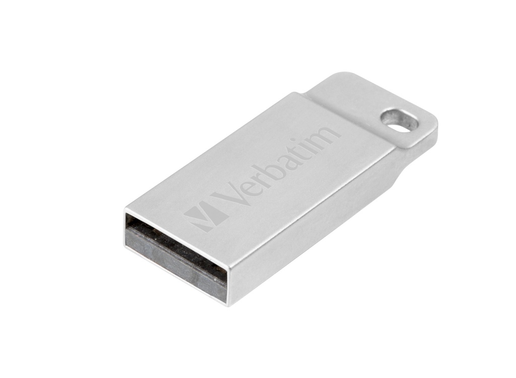 [98748] Verbatim Metal Executive - Memoria USB da 16 GB - Argento