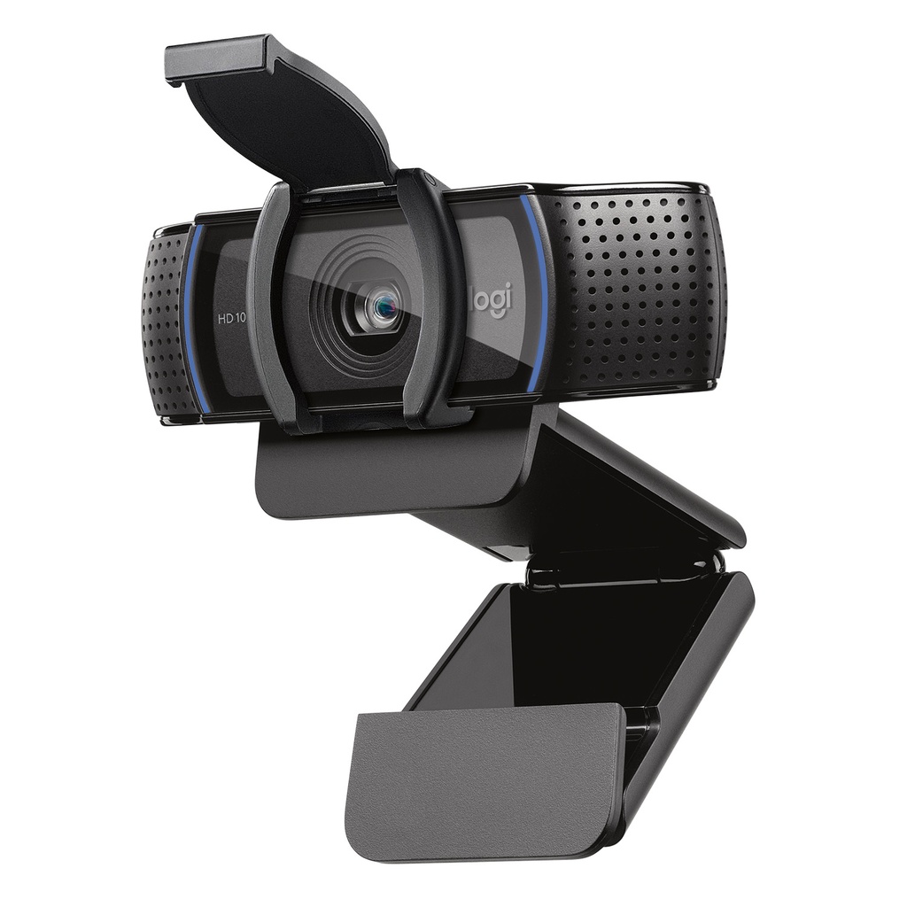 [960-001252] Logitech C920S HD Pro Webcam, Videochiamata Full HD 1080p/30fps, Audio Stereo ‎Chiaro, ‎Correzione Luce HD, Privacy Shutter, Per Skype, Zoom, FaceTime, Hangouts, ‎‎PC/Mac/Laptop/Tablet/XBox‎, Nero