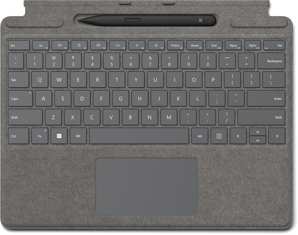 [8X8-00173] Microsoft 8X8-00173 tastiera per dispositivo mobile Microsoft Cover port Platino
