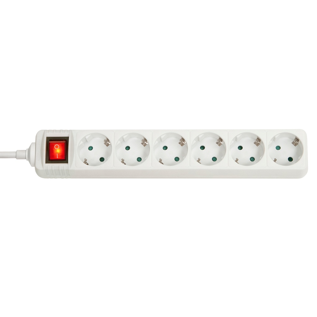 [73103] Lindy 73103 prolunghe e multiple 6 presa(e) AC Interno Bianco