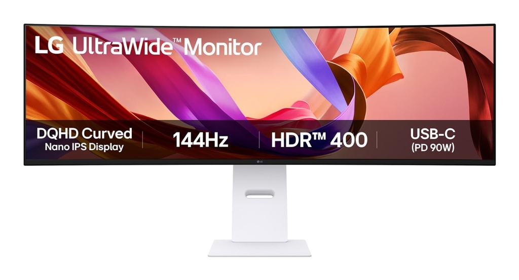 [49U950A-W.AEU] LG 49U950A-W computer monitor 124.5 cm (49") 5120 x 1440 pixels Dual QHD LED Black, White