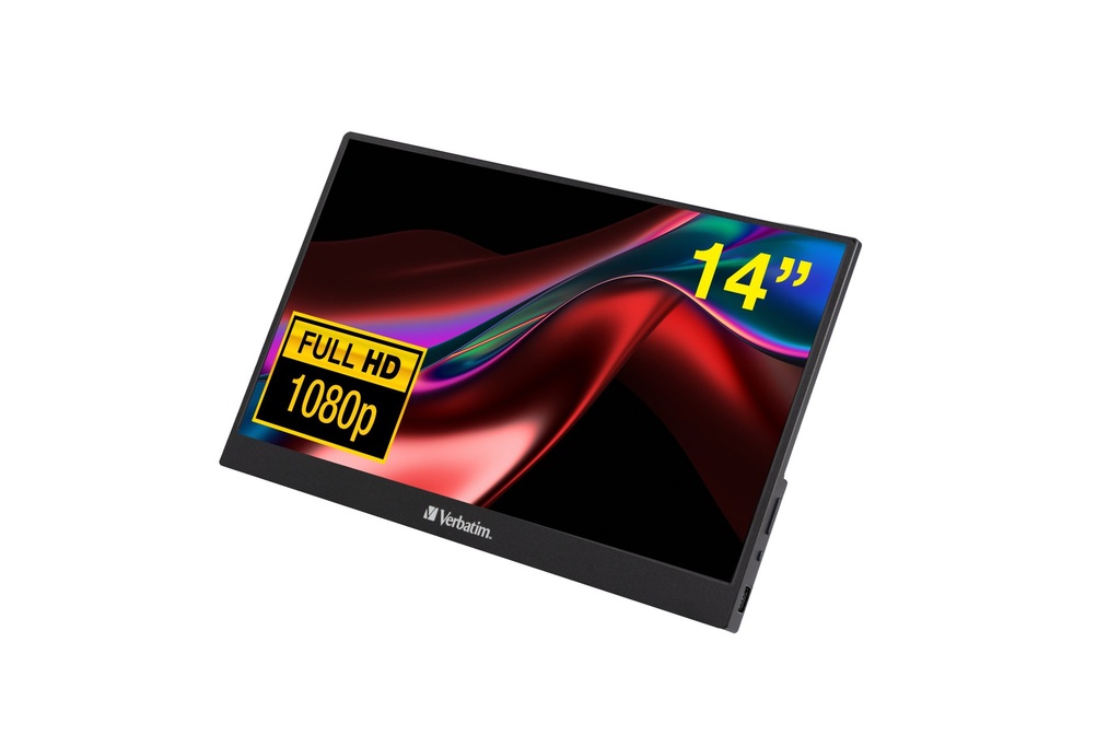 [49590] Verbatim 49590 computer monitor 35.6 cm (14") 1920 x 1080 pixels Full HD LCD Black