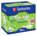 CD-RW 700MB 80 RISCRIV.12X CF.10  S