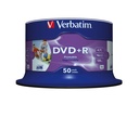 Verbatim DVD+R Wide Inkjet Printable No ID Brand 4.7 GB 50 pc(s)