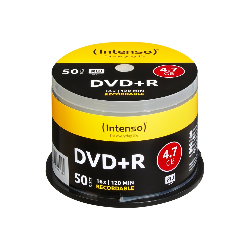 [4111155] Intenso 4111155 DVD vergine 4,7 GB DVD+R 50 pz