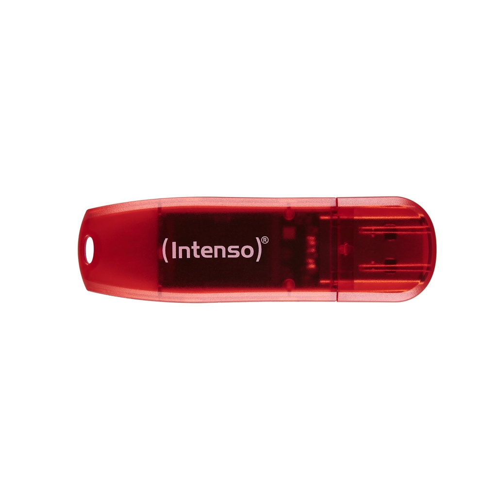 [3502491] Intenso Rainbow Line unità flash USB 128 GB USB tipo A 2.0 Rosso, Trasparente