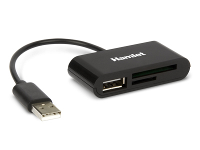 [XZR101UA] Hamlet XZR101UA lettore di schede USB 2.0 Nero