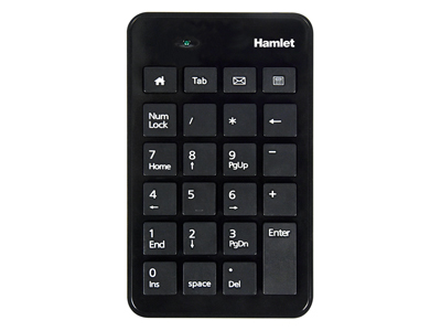 [XKPADUBK] Hamlet Numeric Keypad tastierino numerico usb 2.0 nero